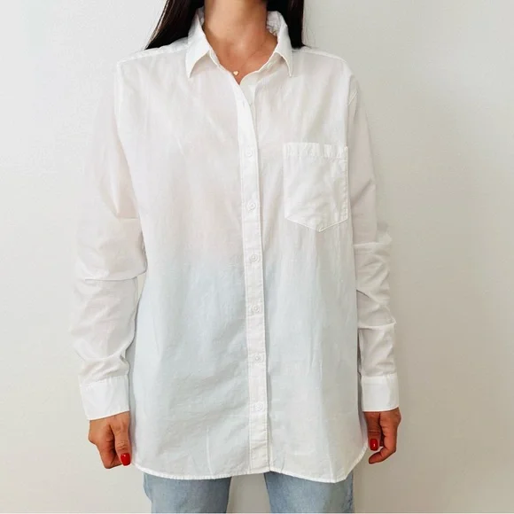 New Outerknown button down shirt oversized boho - Picture 4 of 13